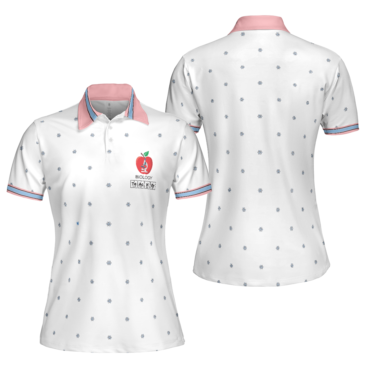 I Love Biology Teacher Shirt Best Gift For Biology Teachers Women Polo Shirt S-5XL