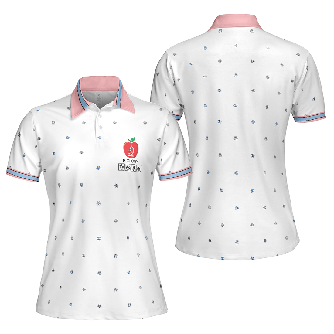 I Love Biology Teacher Shirt Best Gift For Biology Teachers Women Polo Shirt S-5XL
