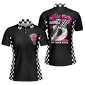 She Wants The D Dirt Track Racing Shirt Women Polo Shirt S-5XL