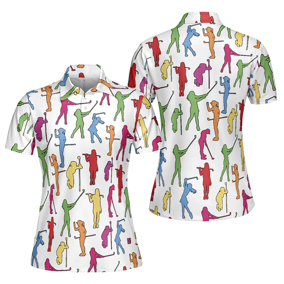 Colorful Golf Shirt Gift for Lovers at Club Tournaments Women's Polo Shirts S-5XL