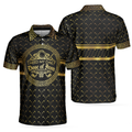 Luxury Greek Golf Shirt Black Daily Dose Men's Polo Shirt S-5XL