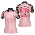 Golf I Know I Play Like A Girl Try To Keep Up Elegant Women's Polo Shirts S-5XL