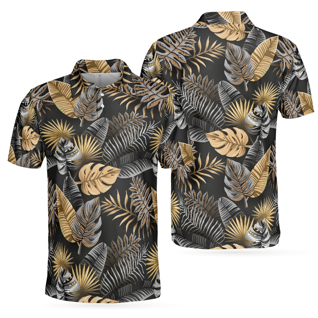 Seamless Luxury Tropical Pattern Golf Polo Shirt Men's Polo Shirt