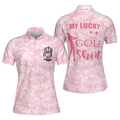 My Lucky Golf Shirt Golf Short Sleeve Women's Polo Shirts S-5XL