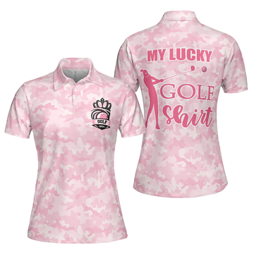 My Lucky Golf Shirt Golf Short Sleeve Women's Polo Shirts S-5XL