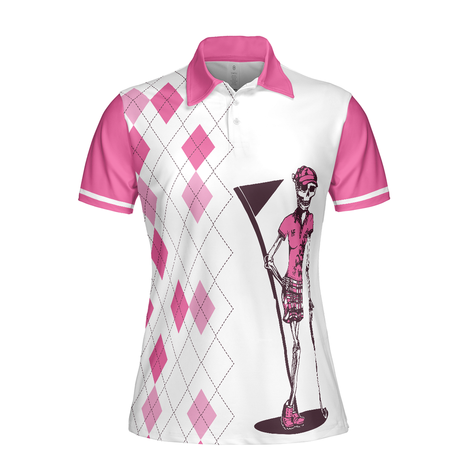 Never Underestimate A Woman Who Loves Golf Short Sleeve Women's Polo Shirts S-5XL