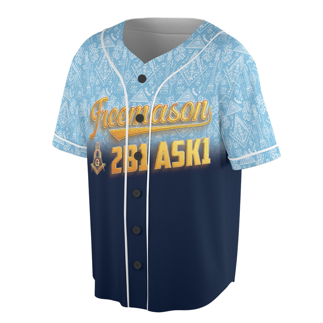 Customized Freemason 2B1 ASK1 Baseball Jersey S-5XL