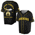 Custom Name Temple Shriners Noble Ancient Egypt Freemason Baseball Jersey S-5XL