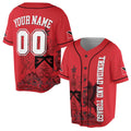 Personalized Name Number Trinidad and Tobago Flag Coat of Arms Patriotic Baseball Jersey S-5XL