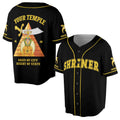 Customize Temple Nobles Mystic Shrine Baseball Jersey Shirt S-5XL