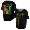 Customize Name Black Pride Juneteenth Black Power American Baseball Jersey Shirt S-5XL