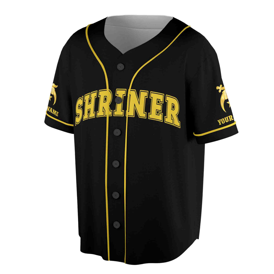 Customize Temple Nobles Mystic Shrine Baseball Jersey Shirt S-5XL