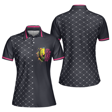 Play Like A Girl Golf Women Shirt V1 Short Sleeve Women's Polo Shirts S-5XL