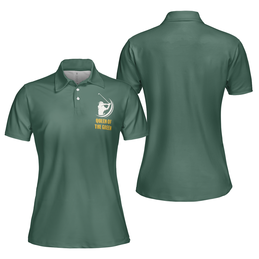 Queen Of The Green Golf Polo Shirt Short Sleeve Women Polo Shirt S-5XL