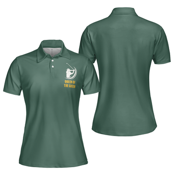 Queen Of The Green Golf Polo Shirt Short Sleeve Women Polo Shirt S-5XL
