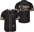 Custom Barber Shop Baseball Jersey Hairdresser Outfit Baseball Jersey S-5XL