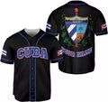 Custom Baseball Jersey Shirt Cuba Flag Jersey Cuba Baseball Jersey S-5XL