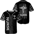 Custom Nurse Baseball Jersey Shirt Mom Nursing Gifts Baseball Jersey S-5XL