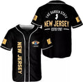 Personalized Baseball Jersey New Jersey Shirts NJ State Baseball Jersey S-5XL