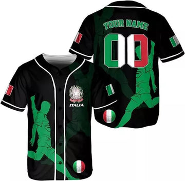 Custom Italia Baseball Jersey Italian Shirt Baseball Jersey S-5XL