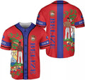 Custom Belize Baseball Jersey Shirt Belizean Flag Baseball Jersey S-5XL