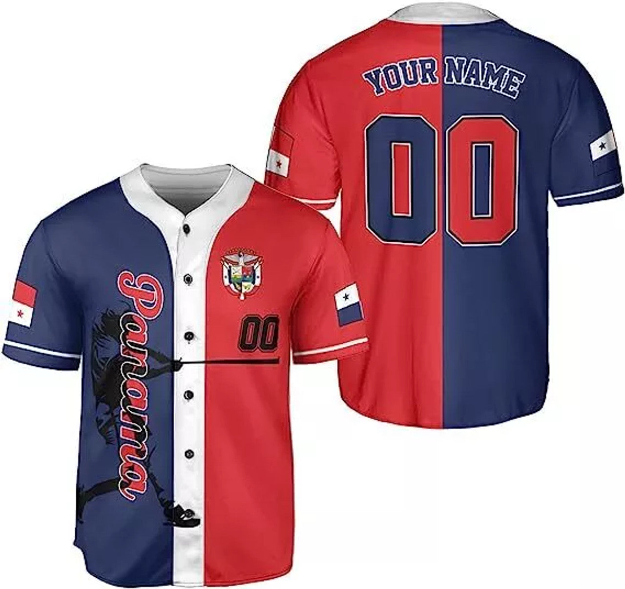 Custom Panama Baseball Jersey Camisa Shirt Baseball Jersey S-5XL