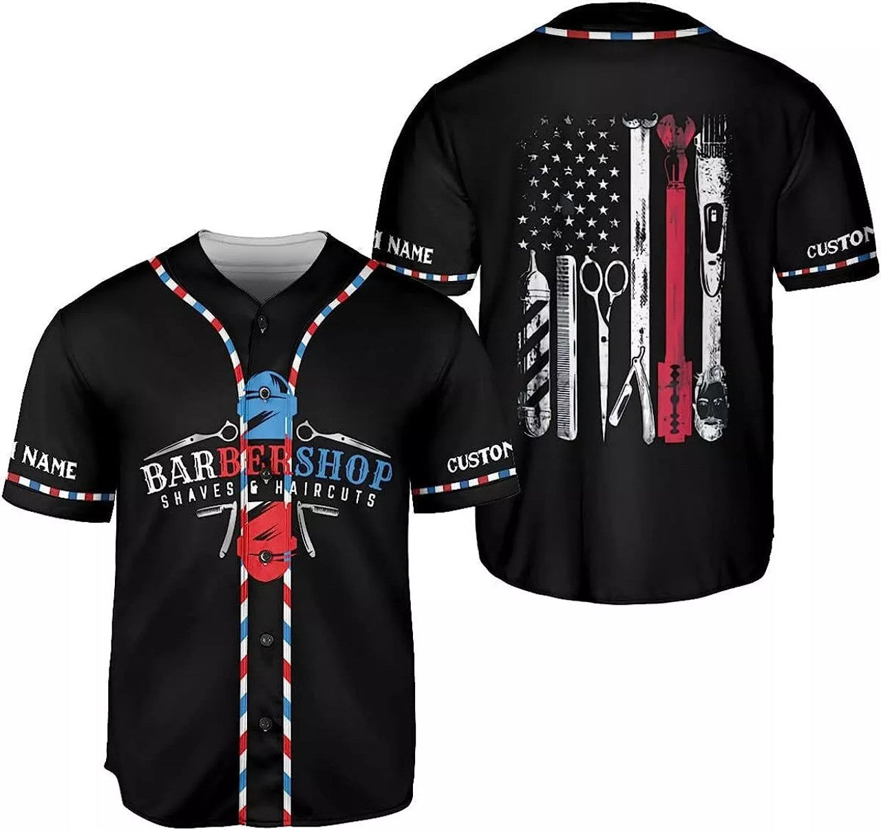 Personalized Baseball Jersey Hairdresser Barber Life Baseball Jersey S-5XL