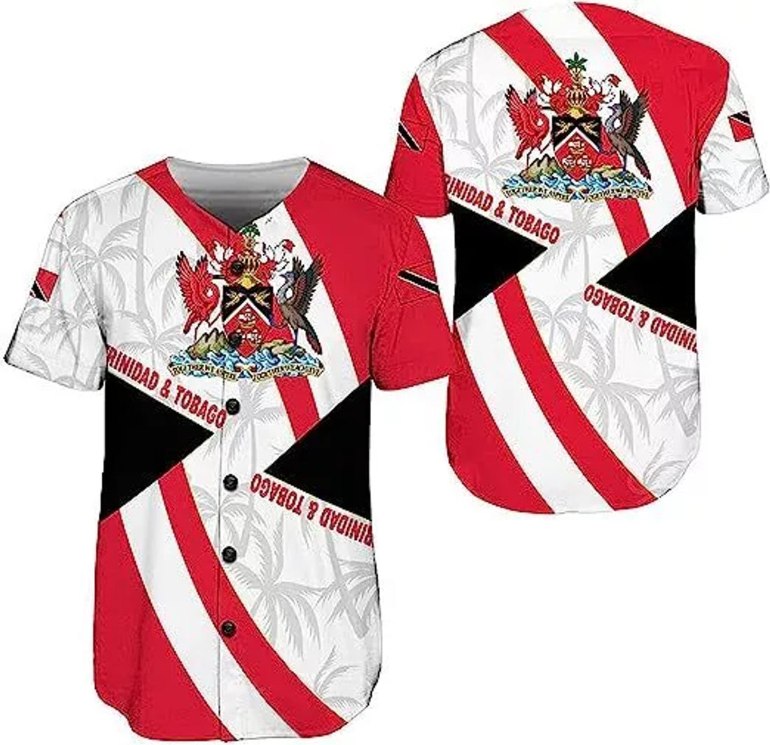 Trinidad and Tobago Baseball Jersey Trinidad and Tobago Baseball Jersey S-5XL