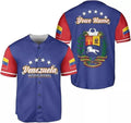 Venezuelan Flag Baseball Jersey Venezuela Team Shirt Baseball Jersey S-5XL