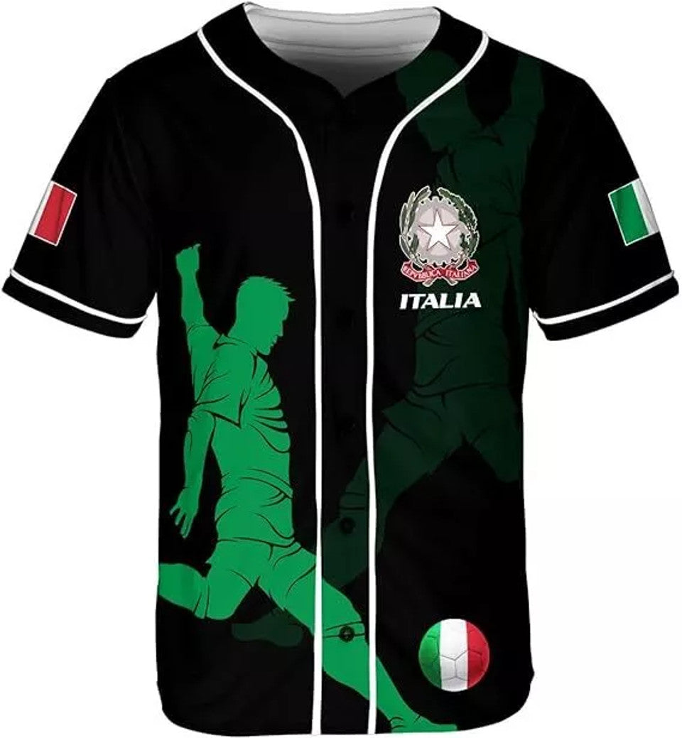 Custom Italia Baseball Jersey Italian Shirt Baseball Jersey S-5XL