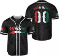 Custom Mexico Baseball Jersey Eagle Flag Mexican Shirt Baseball Jersey S-5XL