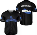 Custom El Salvador Baseball Jersey S-5XL