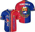 Custom Venezuela Baseball Jersey Venezuelan Shirt Baseball Jersey S-5XL