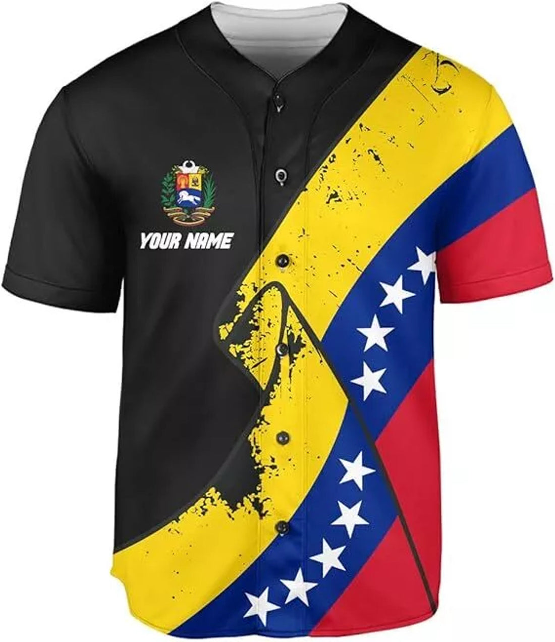 Custom Venezuela Baseball Jersey Camisa Venezuelan Shirt Baseball Jersey S-5XL