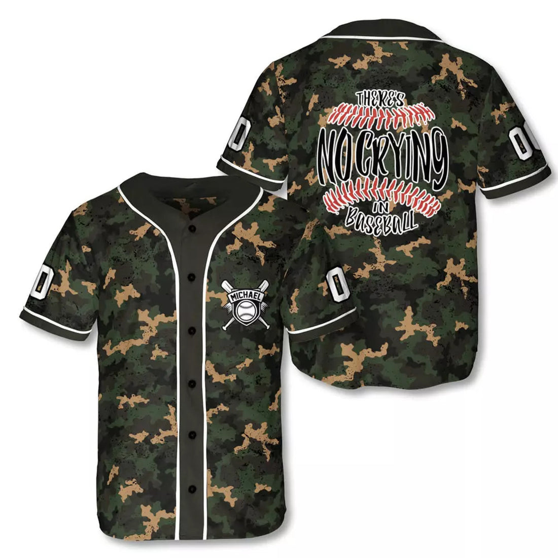 Custom Athlete 3D Print Baseball Jersey Shirt Baseball Jersey S-5XL