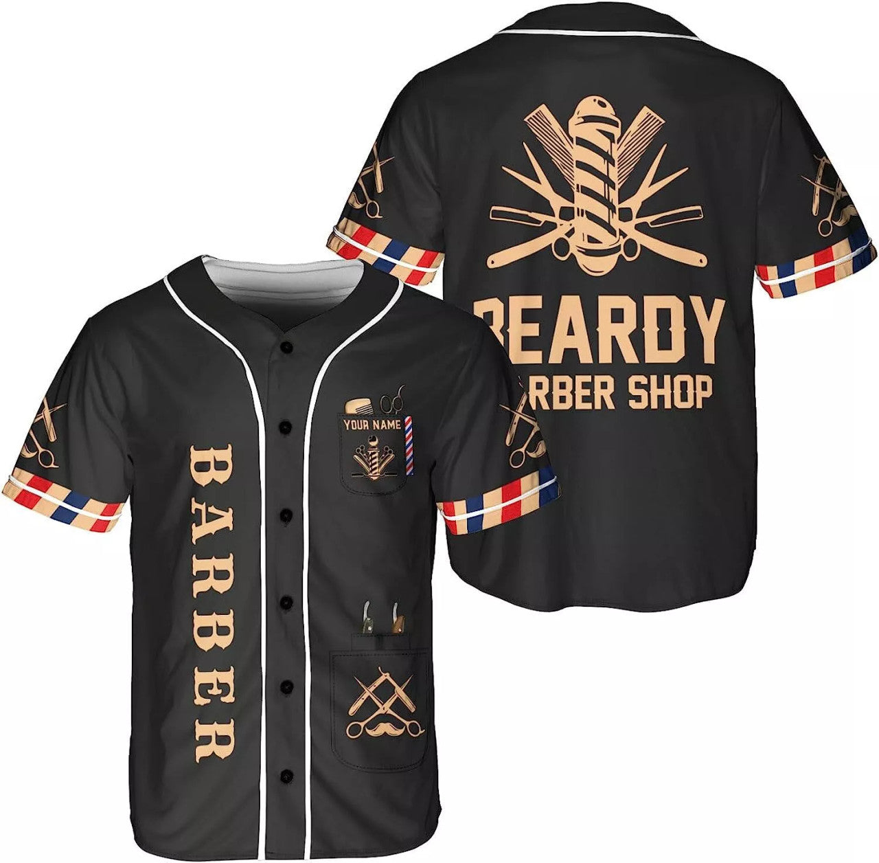 Personalized Baseball Jersey Hairdresser Barber Life Baseball Jersey S-5XL