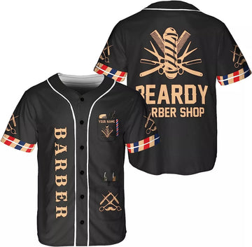 Personalized Baseball Jersey Hairdresser Barber Life Baseball Jersey S-5XL