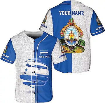 Custom Honduras Baseball Jersey Shirt Camisas Hombres Baseball Jersey S-5XL
