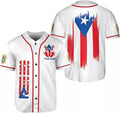 Custom Puerto Rico Baseball Shirt Customized Team Name Baseball Jersey S-5XL