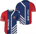Custom Dominican Republic Baseball Shirt Team Name Baseball Jersey S-5XL