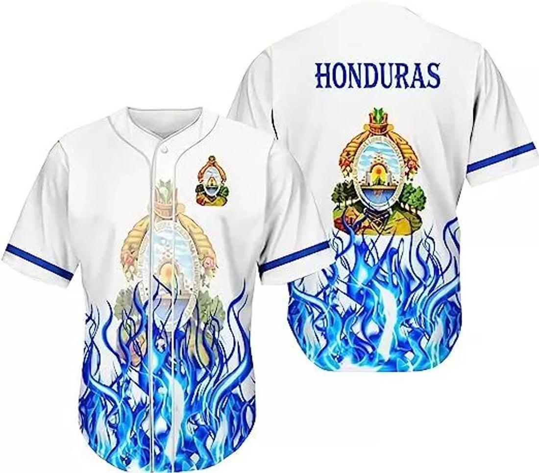 Honduras Baseball Jersey Shirt for Men Honduras Jersey Baseball Jersey S-5XL