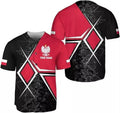 Custom Poland Baseball Jersey Shirt Baseball Jersey S-5XL