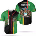 Custom Guyana Pride Baseball Jersey Guyanese Flag Baseball Jersey S-5XL