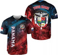 Custom Panama Baseball Jersey Panamanian Flag Baseball Jersey S-5XL