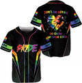 Customized LGBT Pride Baseball Jersey S-5XL