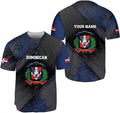 Custom Dominican Republic Baseball Jersey Shirt S-5XL