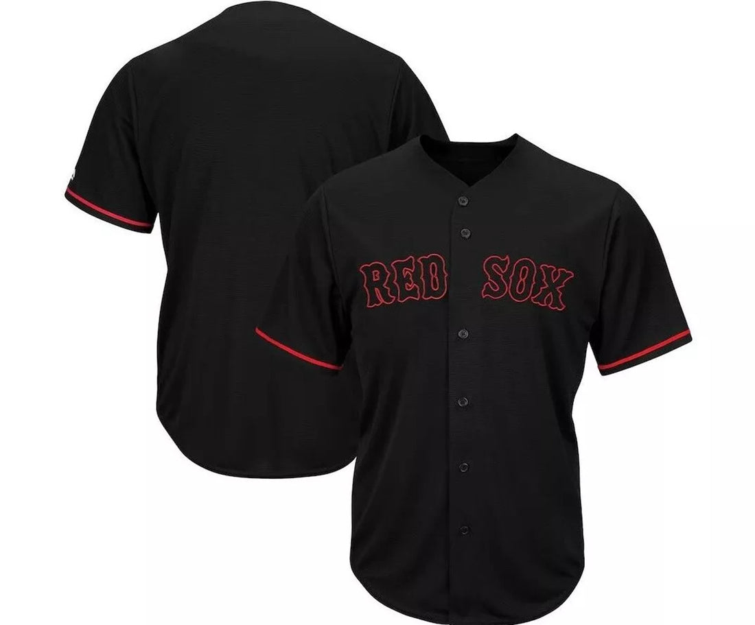 MLB Boston Red Sox Black Baseball Jersey New Baseball Jersey S-5XL