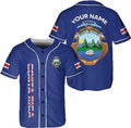 Custom Costa Rica Baseball Jersey for Men Women Baseball Jersey S-5XL