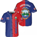 Custom Costa Rica Baseball Jersey for Men Women Baseball Jersey S-5XL