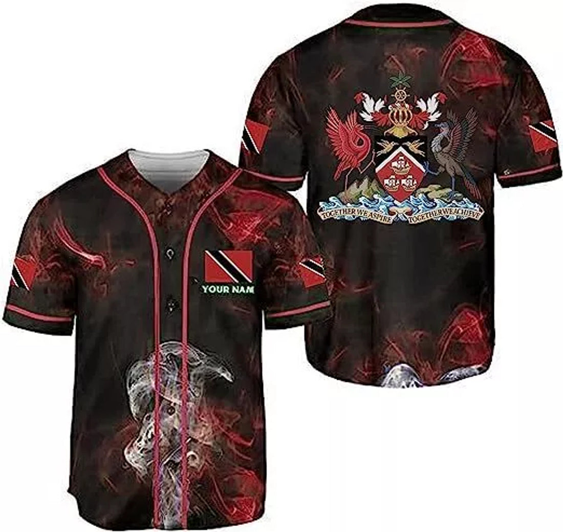 Personalized Trinidad and Tobago Baseball Jersey S-5XL